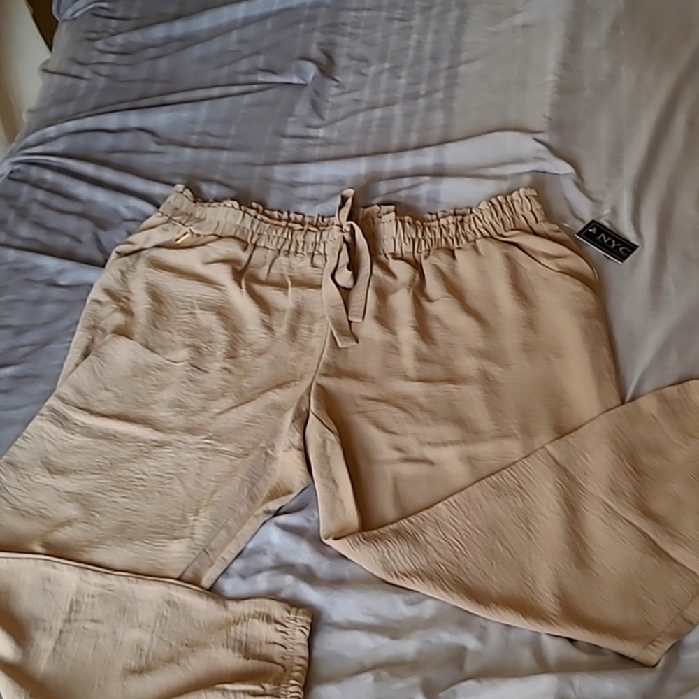 NYCC Jogger Dress Pants, Tan, 3X